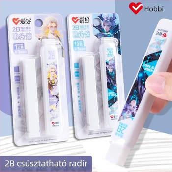 Push-pull radír diákoknak, ceruza radír skiccekhez és rajzokhoz, nyomokat nem hagy
