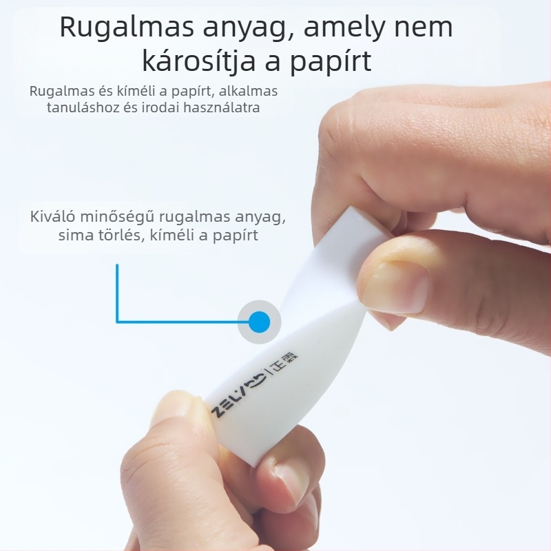 Zhenglin háromszög radír gyerekeknek, 2B, dobozos csomagolásban, rajzathoz, nyom nélkül