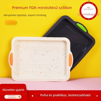 Szilikon négyszögletes süteményforma – tapadásmentes, otthoni sütéshez