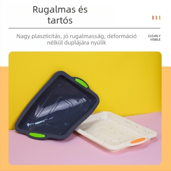 Szilikon négyszögletes süteményforma – tapadásmentes, otthoni sütéshez