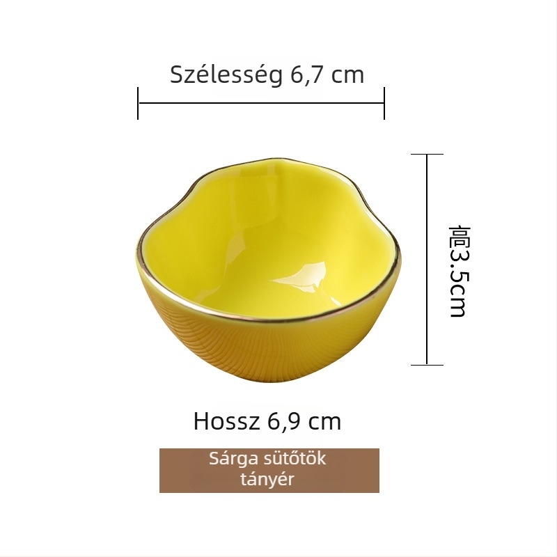 Japán stílusú porcelán mini tál négy rekeszben bambusz dobozban – desszerttál