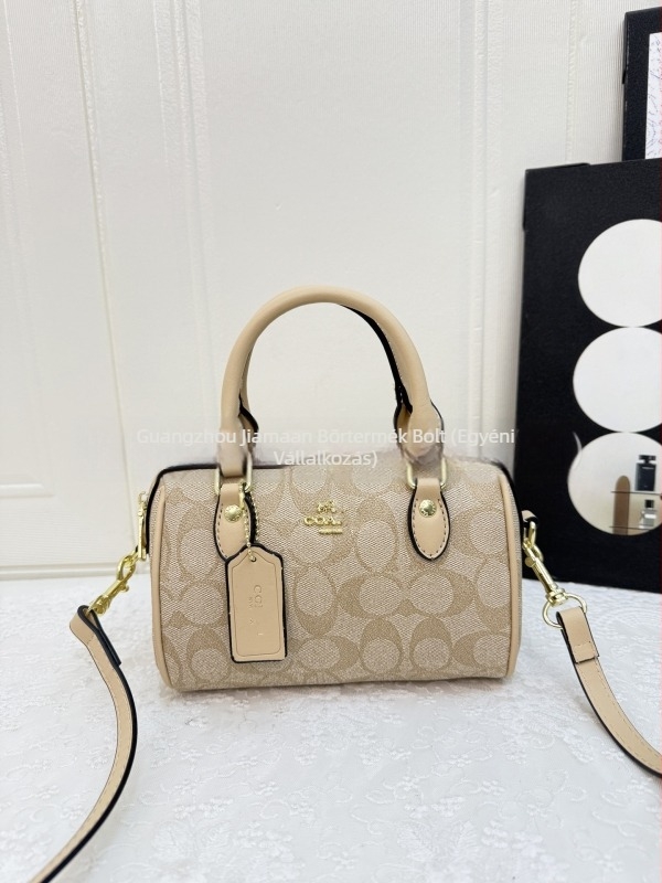 Új párnás táska monogramos mintával, mini crossbody női táska, Boston-stílusú nagy kapacitású kézitáska