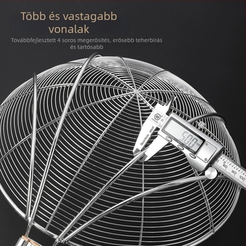 Nagy méretű rozsdamentes acél mélyfőzéshez való szita kereskedelmi konyhák számára
