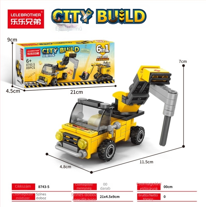 LELE BROTHER LEGO-kompatibilis: űr-, katonai és tűzoltó robot puzzle építőelemek gyerekeknek, ABS műanyag, 400–800 darab