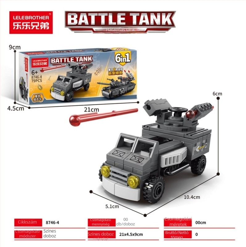 LELE BROTHER LEGO-kompatibilis: űr-, katonai és tűzoltó robot puzzle építőelemek gyerekeknek, ABS műanyag, 400–800 darab