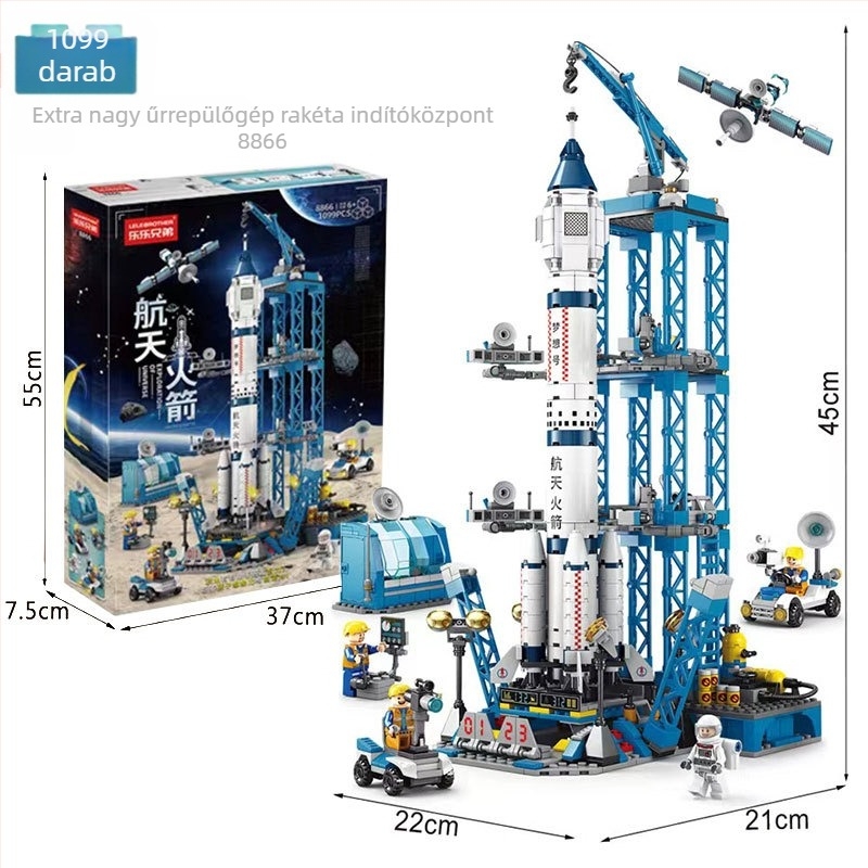 LELE BROTHER LEGO-kompatibilis: űr-, katonai és tűzoltó robot puzzle építőelemek gyerekeknek, ABS műanyag, 400–800 darab