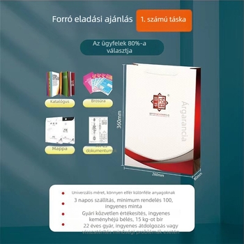 Személyre szabható ajándékpapírtáska többszínű logóval, megerősített kivitel ruházati üzletek és teaboltok számára