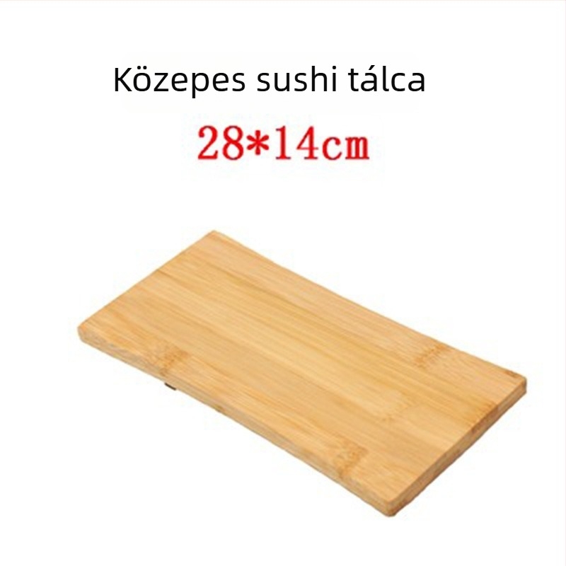 Bambuszból készült tálca - pizza deszka, kerek vagy négyszögletes, átmérő 20 cm