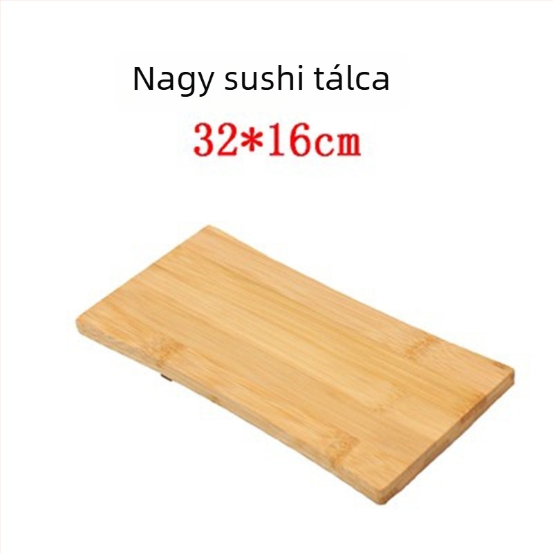 Bambuszból készült tálca - pizza deszka, kerek vagy négyszögletes, átmérő 20 cm