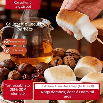 DIY készlet marshmallowhoz szenes grillhez – önmelegedő tűzhellyel, tavaszi kirándulásokhoz és szabadtéri grillhez