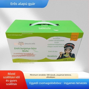 Testreszabható alulzáródó papírdoboz prémium élelmiszer- és ajándékcsomagoláshoz