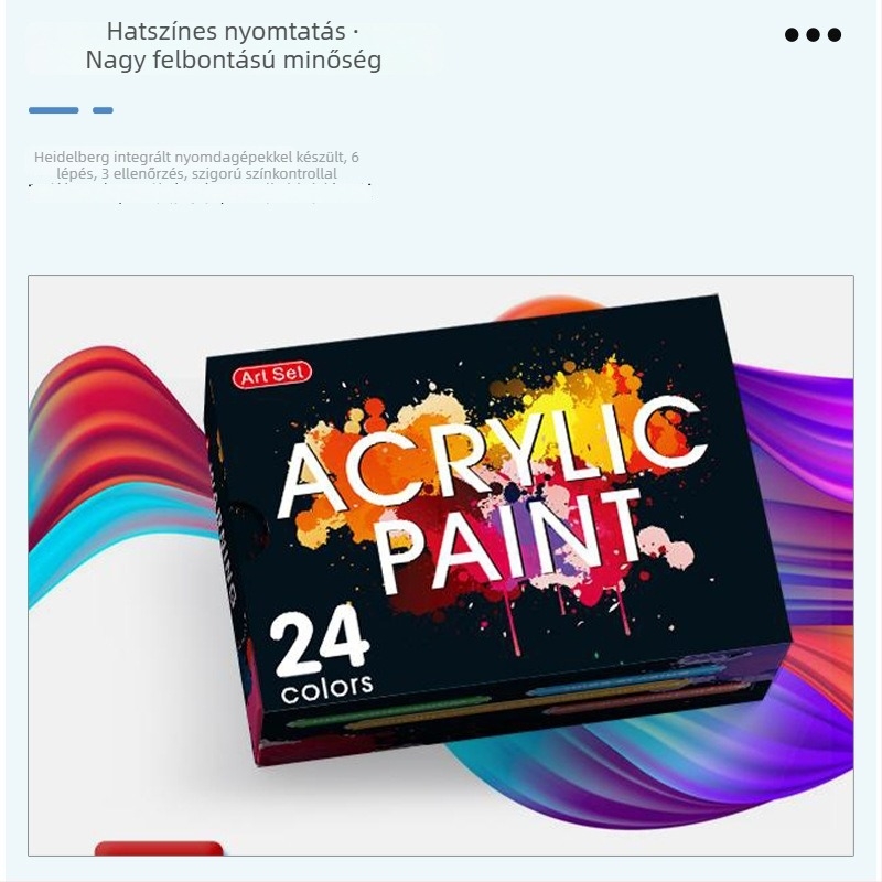 Személyre szabott, luxus ajándékdoboz PVC laminálással, nyitó matricával és több nyomtatási technikával: relief, UV bevonat, offset, szitanyomás, gravírozás, flocking és forró bélyegzés.