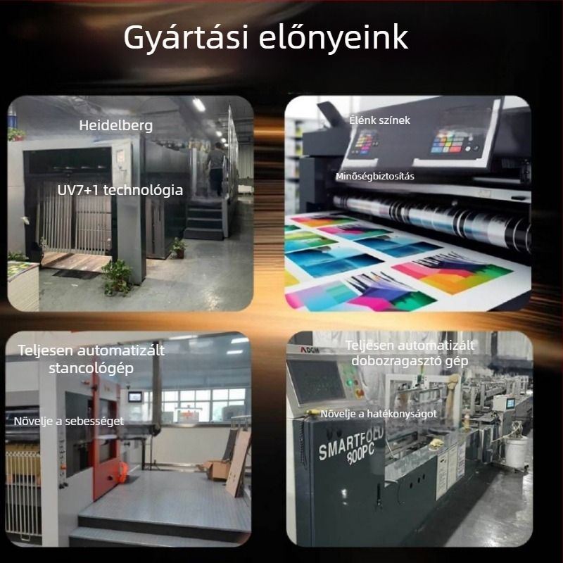 Egyedi színes dobozos csomagolás gyógyszeripari és egészségügyi termékekhez; fehér kartonból készült doboz kettős betéttel; ajándékdoboz; üres doboz.