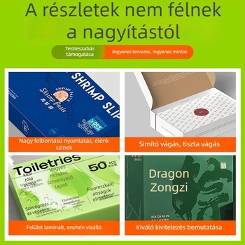 Személyre szabható desszert ajándékdoboz süteményekhez és kenyérhez