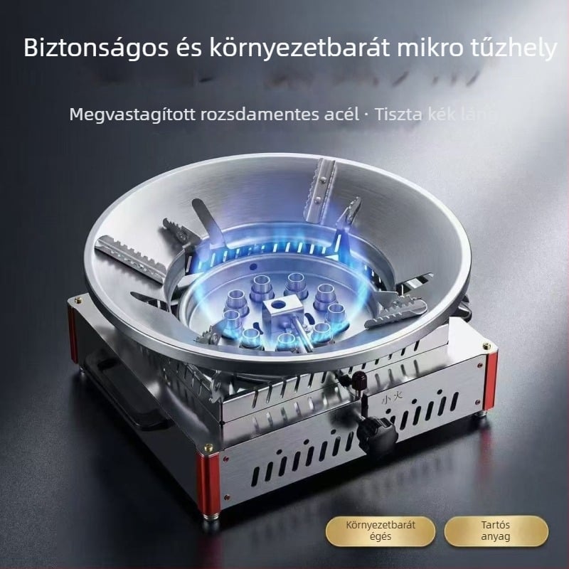 Környezetbarát kazettás tűzhely, biztonságos és kereskedelmi felhasználásra, hordozható kültéren