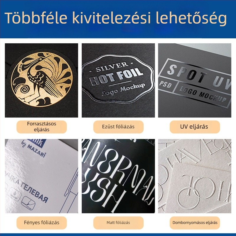 Személyre szabott kozmetikai csomagolódoboz fehér kartonból, nyomtatott logóval, kis tételben gyártva, két részes fedél