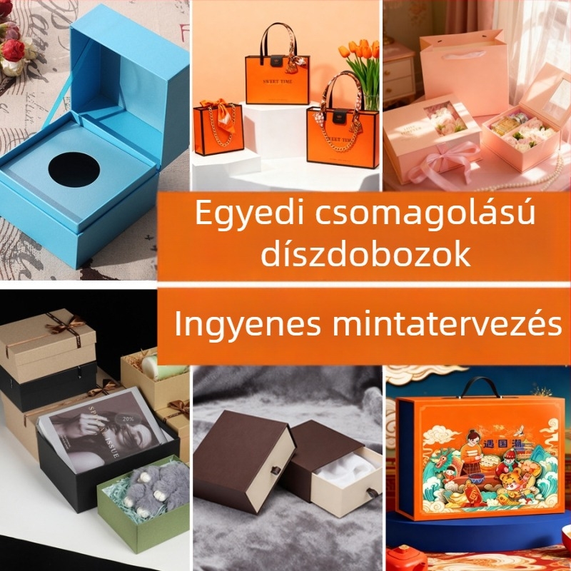 Luxus, testreszabható ajándékdoboz esküvőkre és újévi ajándékokra