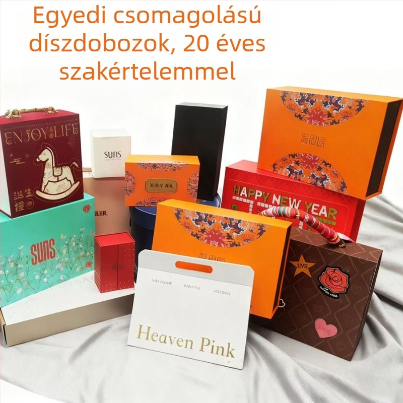 Luxus, testreszabható ajándékdoboz esküvőkre és újévi ajándékokra