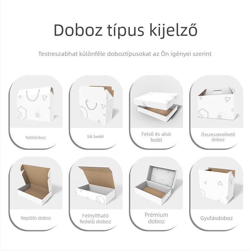 Személyre szabható ajándékdoboz Sárkányhajó Fesztiváljára, hullámkarton csomagolás, luxus doboz, kis tétel