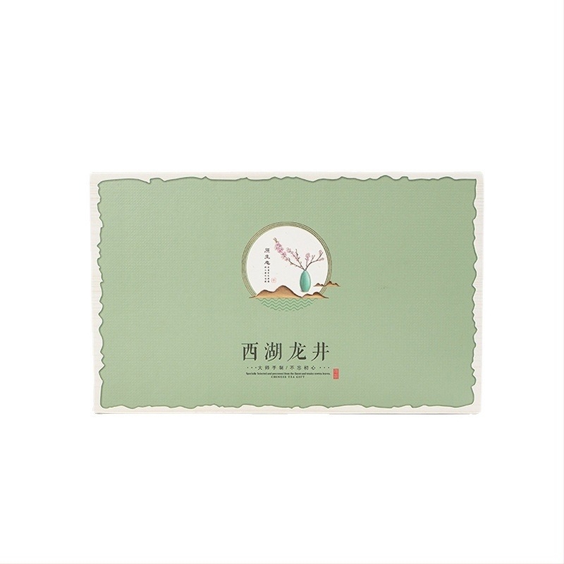 Általános ünnepi teás ajándékdoboz egyedi logóval és billenőfedéllel
