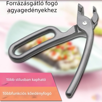 Többcélú hőálló klipsz forró edényekhez, kőedényekhez, öntöttvas edényekhez és pizzatepsikhez