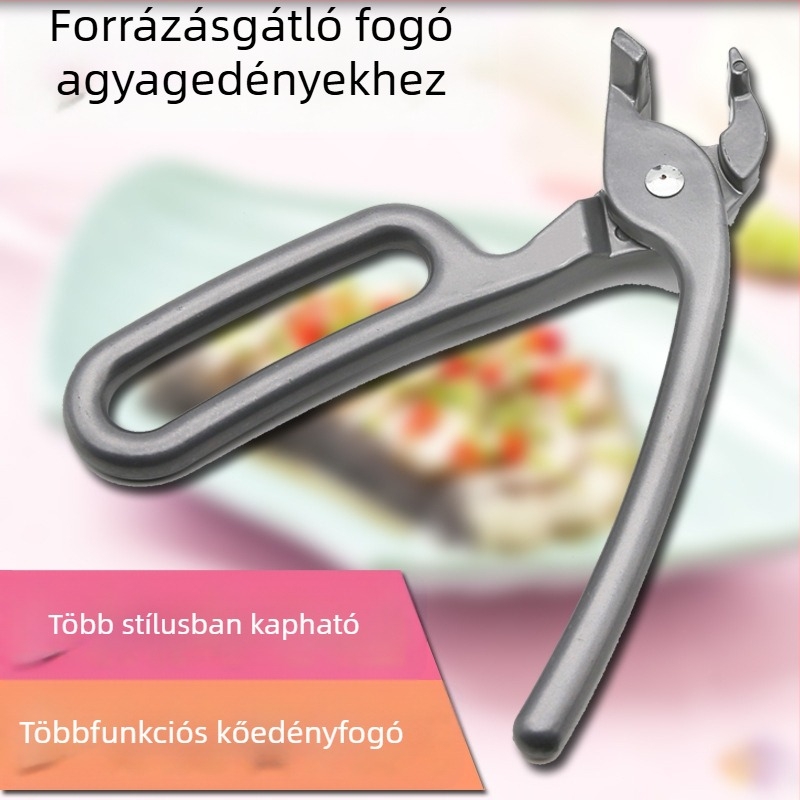 Többcélú hőálló klipsz forró edényekhez, kőedényekhez, öntöttvas edényekhez és pizzatepsikhez