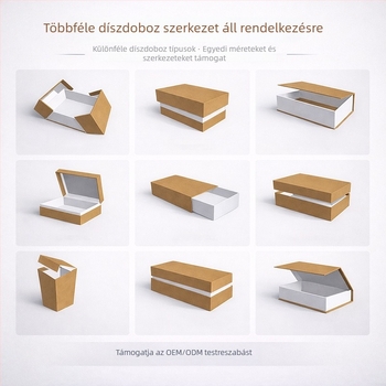 Kihúzható ékszerdoboz csomagolás, egyedi dizájnlehetőségekkel órákhoz és karkötőkhöz