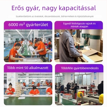Óra és ékszer csomagoló doboz, minimalistikus bőr ajándékdoboz órákhoz és kiegészítőkhöz