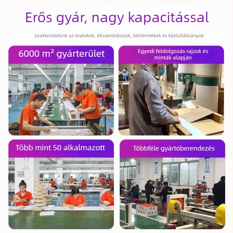Óra és ékszer csomagoló doboz, minimalistikus bőr ajándékdoboz órákhoz és kiegészítőkhöz