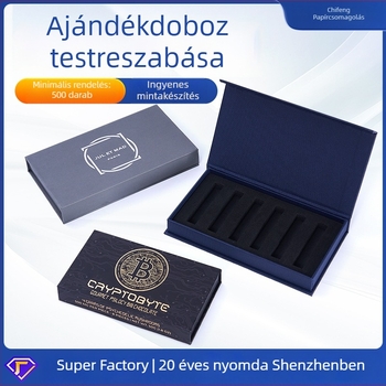 Személyre szabott kozmetikai ajándékdoboz könyv alakú fiókos doboz mágneses fedővel