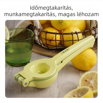 Háromrétegű citromprés, 2 az 1-ben gyümölcsprés, kézi működtetésű, többfunkciós