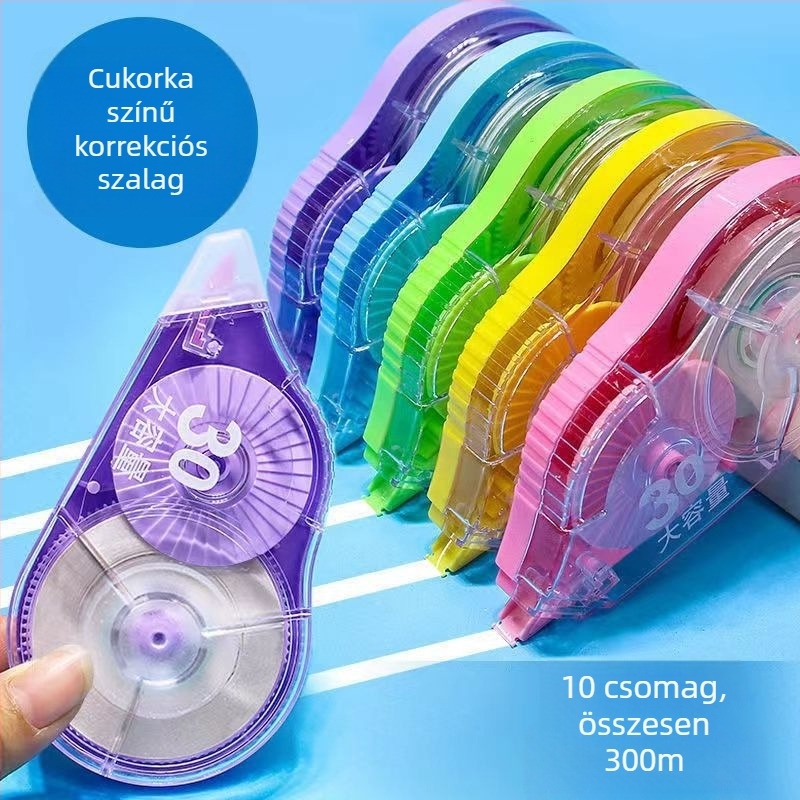 Nagy kapacitású korrigáló szalag középiskolások számára, megfizethető csomag, kreatív dizájn