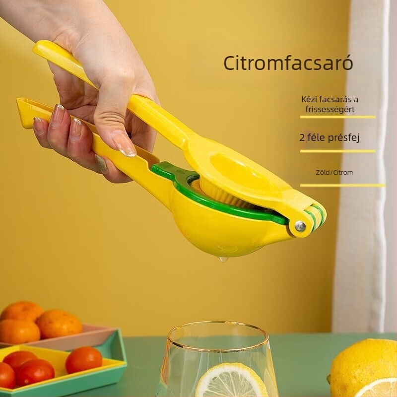 Kézi citromprés – kétoldalas gyümölcsfacsaró, narancs és citrom számára, háztartási használatra