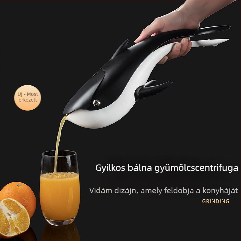 Orka alakú kézi facsaró, 304 rozsdamentes acélból, nagy méretű citromprés, többfunkciós gyümölcssprés