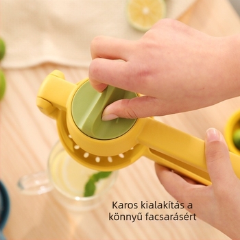Kézi citromfacsaró, kompakt mini hordozható, otthoni és kereskedelmi használatra