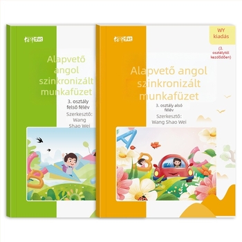 ShaoZe Culture Kemény tollal írt kalligráfia gyakorlófüzet – angol nyelv, PEP kiadás, 3–6. osztály