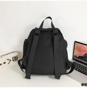 Nylon Harajuku utcai divat hátizsák, uniszex, 36–55 L, 16 hüvelykes laptoprekesz, kültéri és campus használatra