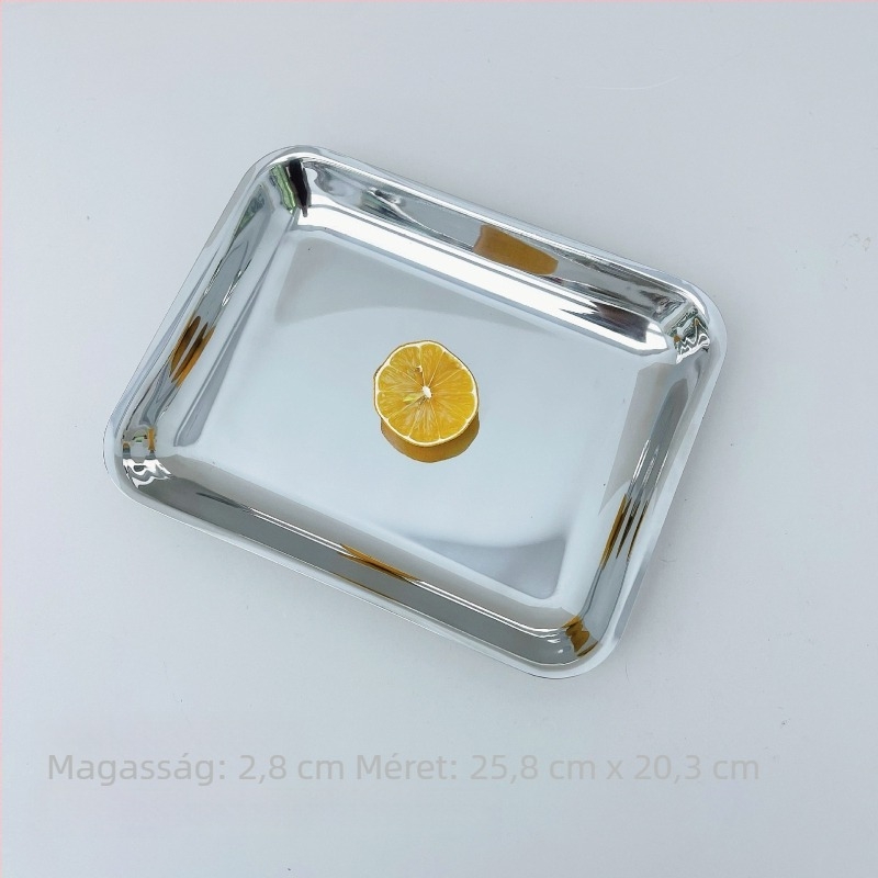 Koreai vastag rozsdamentes acél grill tál halakhoz, otthoni indukciós főzőlaphoz, nagy kapacitású tengeri ételekhez és grillhez.