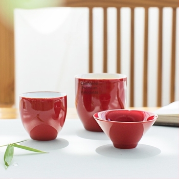Elegáns porcelán teás pohár Kung-Fu stílusban, kis teás pohár