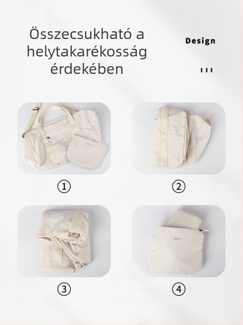 Uniszex nagy kapacitású utazótáska edzőteremhez, tároláshoz és úszáshoz – minimalist dizájn