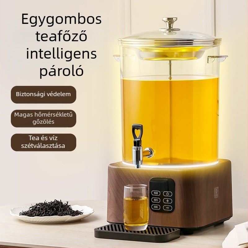 Elektromos teafőző kanna – okos tea készülék nagy kapacitású szűrőedénnyel, otthoni és kereskedelmi használatra milk tea üzletekben
