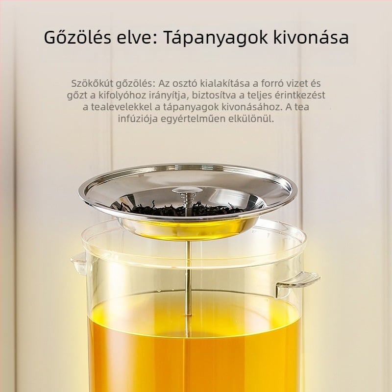 Elektromos teafőző kanna – okos tea készülék nagy kapacitású szűrőedénnyel, otthoni és kereskedelmi használatra milk tea üzletekben