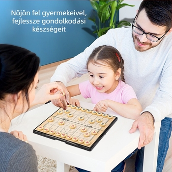 Mágneses Go, Sakk és Gomoku társasjáték – Szülő-gyerek interaktív játék