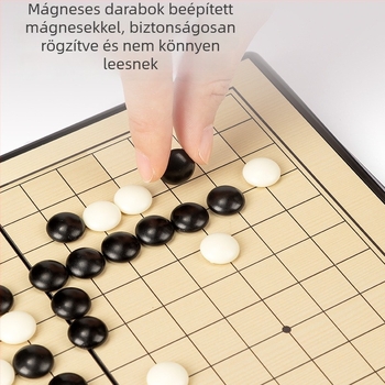 Mágneses Go, Sakk és Gomoku társasjáték – Szülő-gyerek interaktív játék