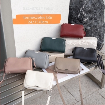 Valódi bőr női táska, kis négyzetes formájú, puha bőr, elegáns divatos válltáska, nagy kapacitású crossbody