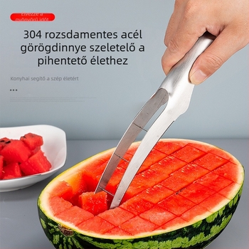 Dinnyetörő eszköz frissített fogantyúval — dinnyedarabokra vágó kés és gyümölcsdaraboló eszköz