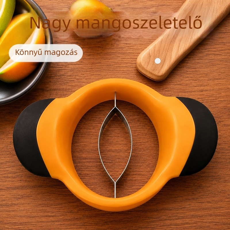 Mangó szeletelő és magkivágó, nagy mangó vágóeszköz