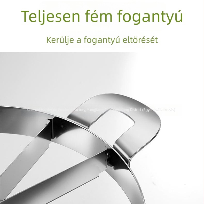 Nagy méretű gyümölcsszeletelő rozsdamentes acélból – dinnyére és sárgadinnyére kockára vágó