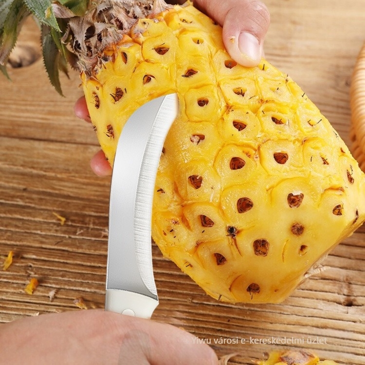 Kis görbe kés ananász szeletelésére és kolbász szeletelésére