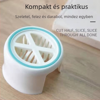 304 rozsdamentes acél tojásvágó, 3 az 1-ben, otthoni használatra